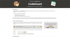 Desktop Screenshot of cookieguard.eu